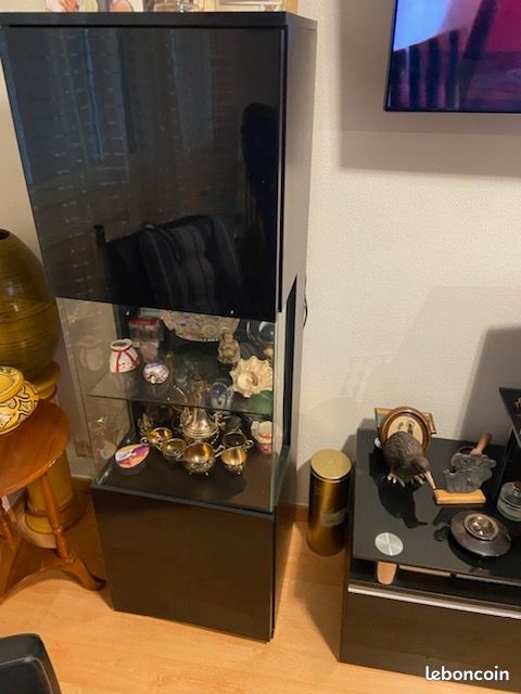 Meuble télé tv vitrine 3 elements (image 2)