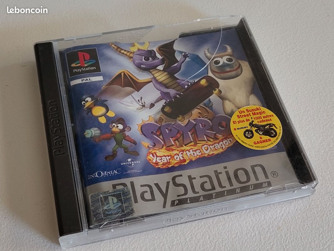 [PS1] Spyro: Year of the Dragon - Platinum (image 1)