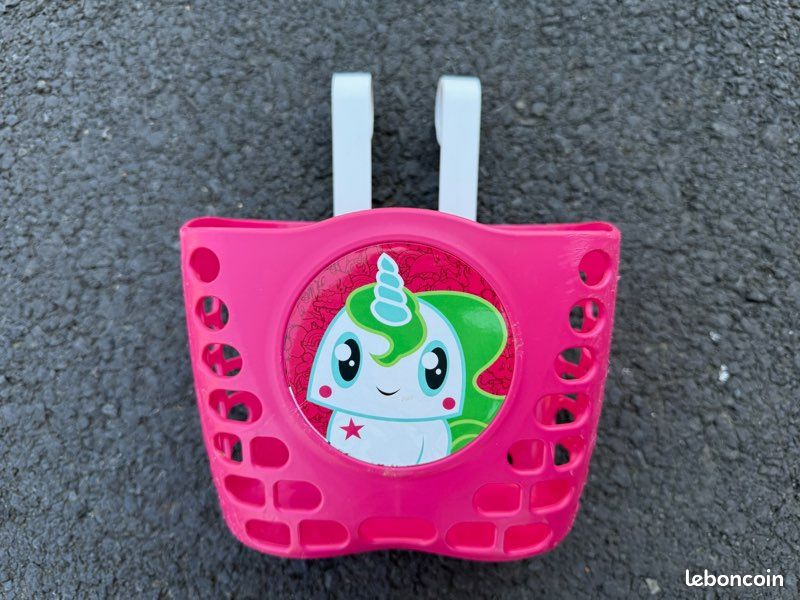 Vélo enfant fille décathlon 14p avec accessoires (image 7)