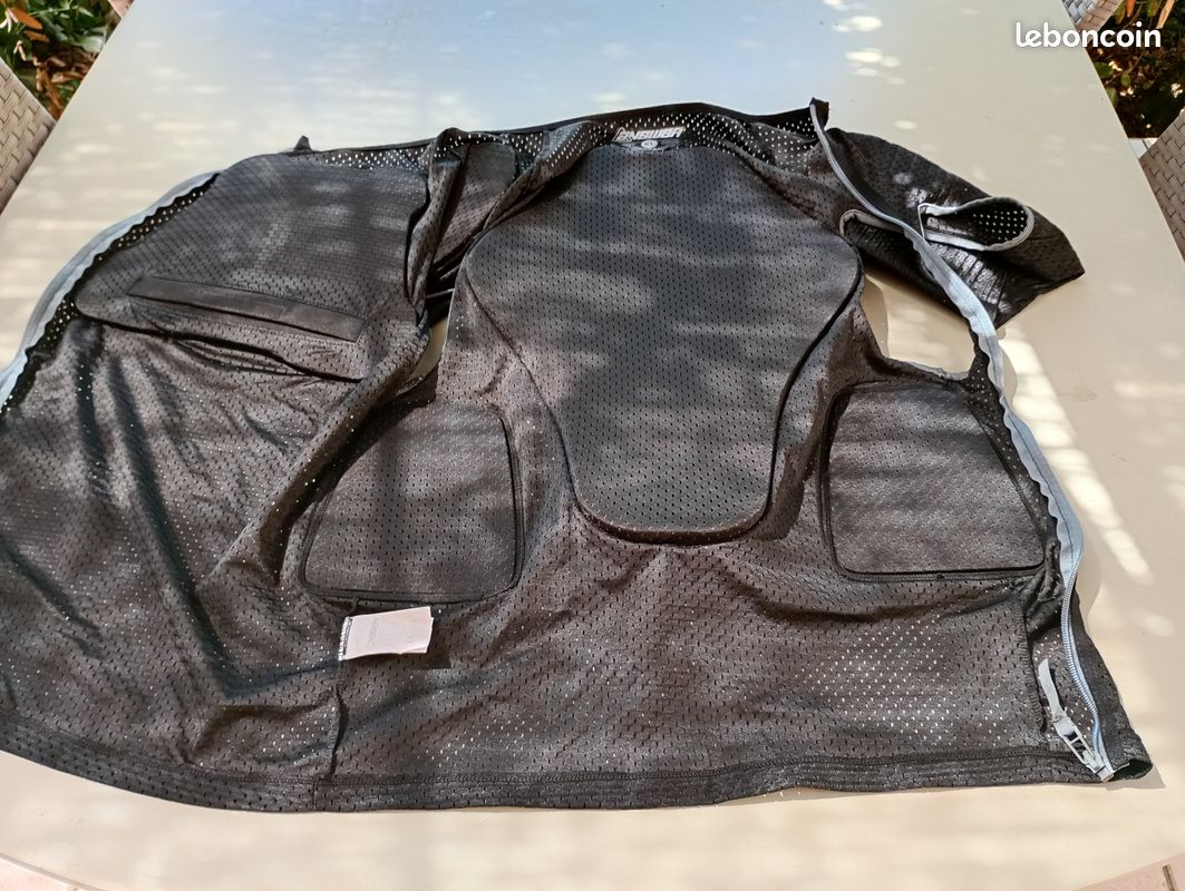Kcolic Gilet De Protection Moto – Armure Intégrale Dos, Épaules, Coudes, Poitrine, Pare-Balles Motocross VTT, Adulte Unisexe (Noir, Taille L)