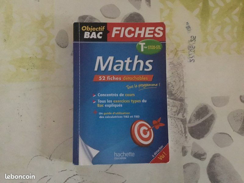 Fiches maths terminal STI2D et STL (image 1)