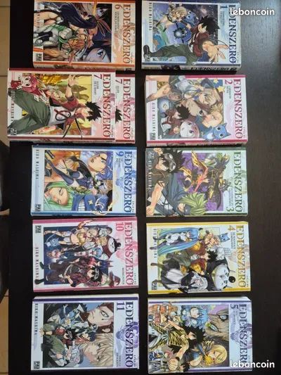 Lot de manga Fairy tail Edens Zéro (image 1)