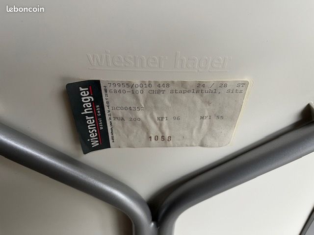 Chaise Wiesner-hager en polypropylène - Qualité Allemande (image 4)
