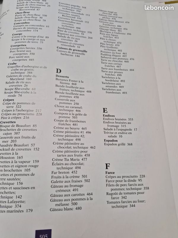 Gros livre de cuisine vintage (image 4)