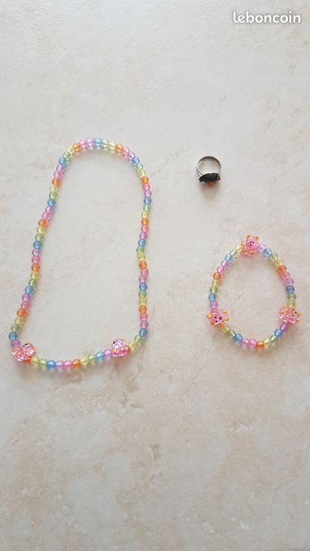 Parure oursons et perles (image 1)