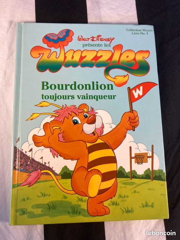 PELUCHE WUZZLES BUMBLELION bourdon lion Hasbro 1984 vintage EUR 38,00 - FR