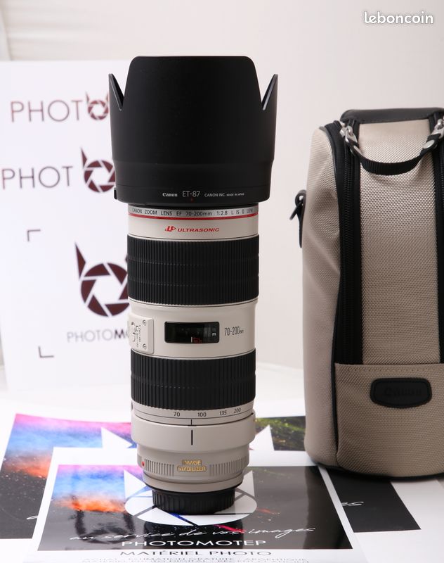 Objectif Canon EF 70-200mm F/2.8 – Monture EF – Occasion Bon état