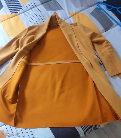 Manteau Long Manteau Jaune Femme Zara Surveste Zara S Vêtements