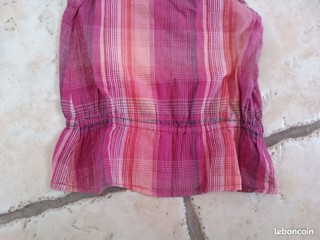 Tunique rose/lila - Carrefour - 7 ans (image 3)