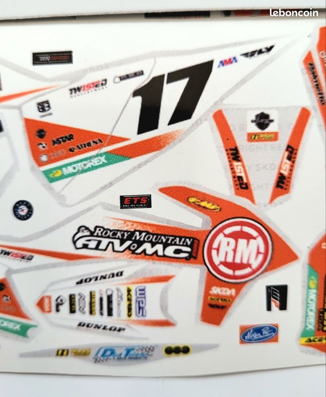 Kit déco motocross miniature (image 3)