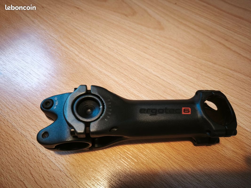 Potence 3T Apto Stealth - Guidon 31,8 Mm, Angle 6°, Longueur 120 Mm, Noir - Neuf