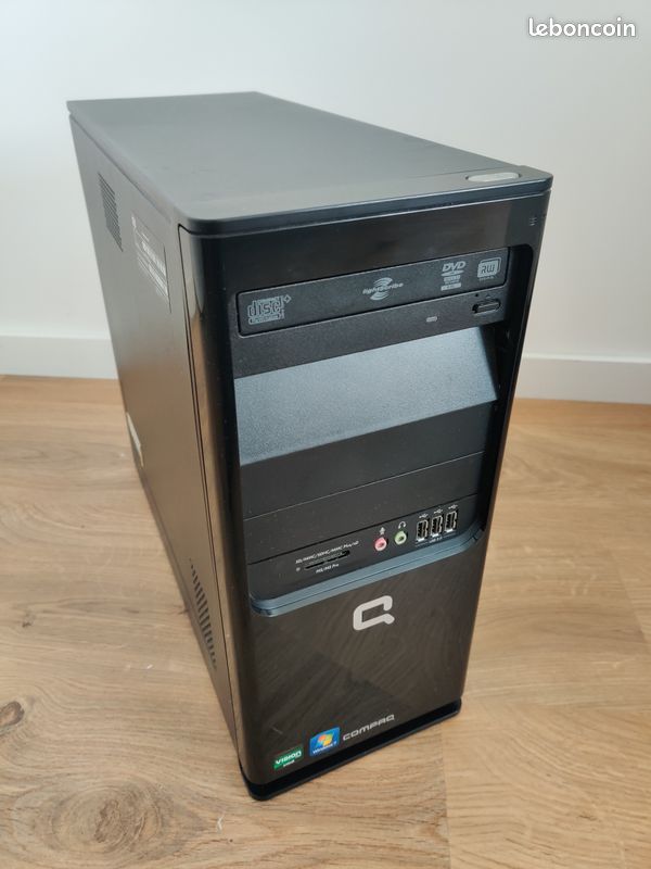 Unité centrale HP Compaq 315eu MT – AMD Athlon II X2, 4 Go RAM, 300 Go disque, Windows 10 (image 1)