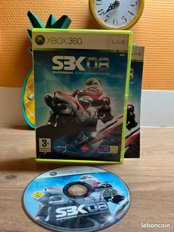 Jeu Vidéo SBK 08 - Xbox 360 - Version PAL - Complet Avec Boîtier & Notice - Bon état