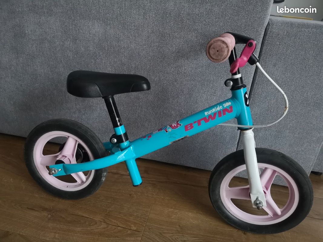 B Twin Draisienne Rose Ou Bleu Draisienne B'TWIN RUN RIDE 500 Bleu