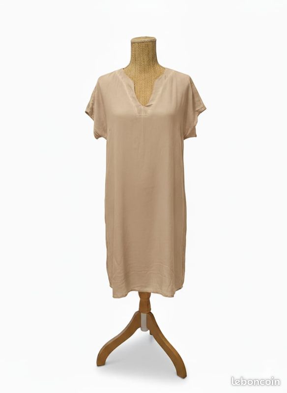 Tunique Last Queen Paris beige femme Taille L Vêtements