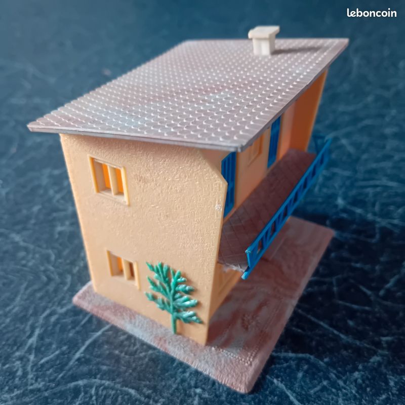 Maquette Maison De Frida Colinter Productions échelle HO - Kit En Plâtre à Peindre, Neuf, Fabriqué En France