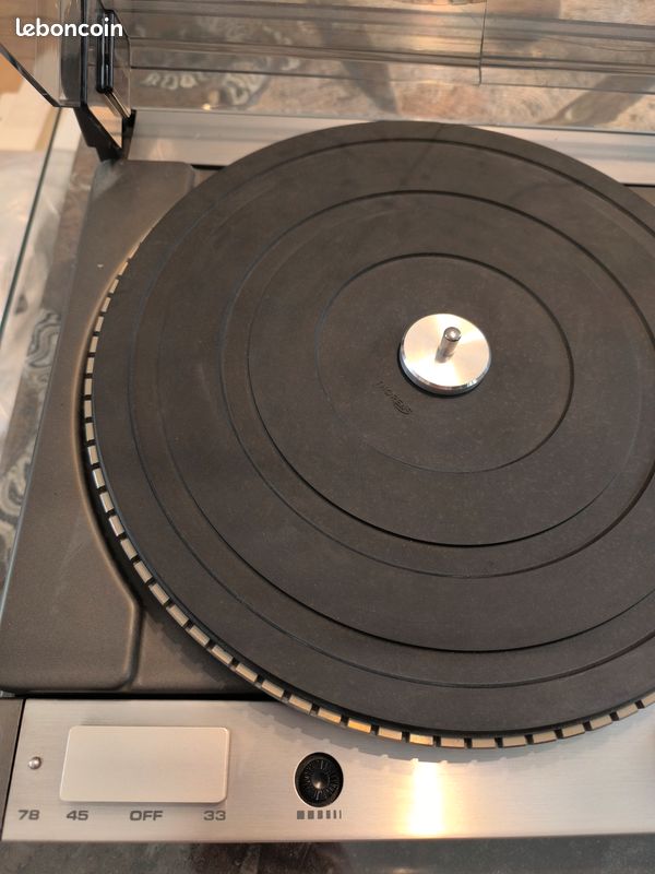 Platine Vinyle Thorens TD 115 S – Façade Alu D'origine – Vintage Allemagne