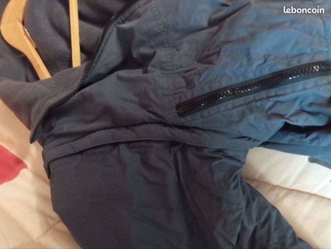 Blouson très bon état gris avec les manches qui s'enlèvent très chaud du l (image 4)