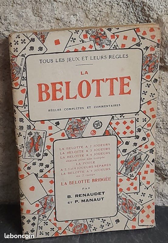 Livre 'Tous Les Jeux De Cartes Et Leurs Règles' – Renaudet B, Bon état