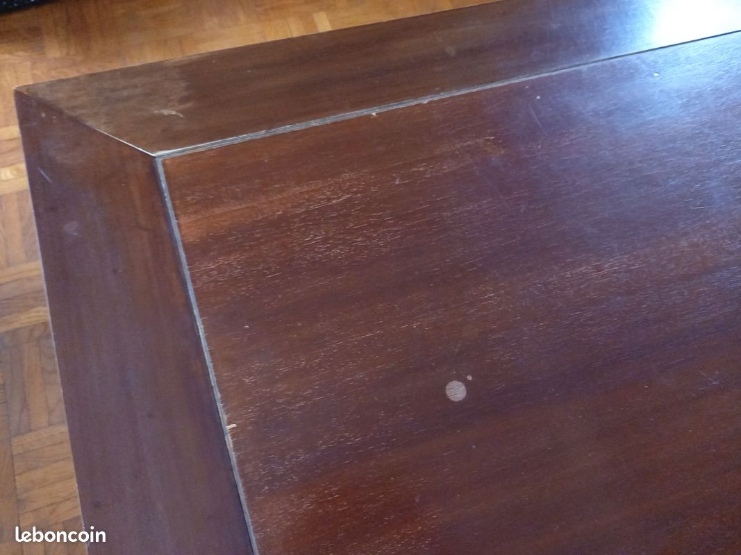 Table basse bois style colonial (image 2)