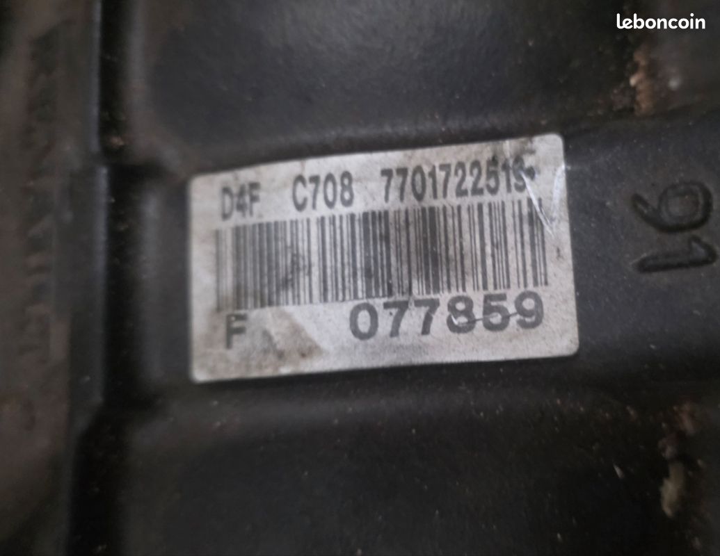 Moteur Renault Twingo 1,2 8V D4F (image 2)