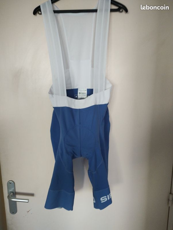 Cuissard Vintage Mozia – Damier Bleu Ciel/blanc – Taille L – Cyclisme