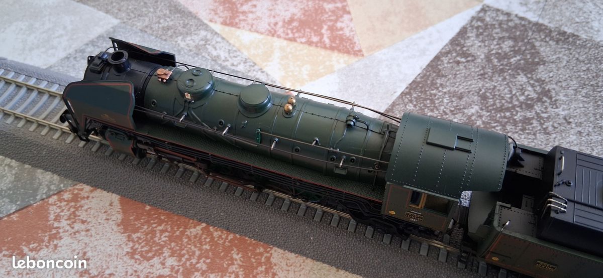 JOUEF 8274 LOCOMOTIVE A VAPEUR SNCF 141 R 416 depot REIMS TRAIN