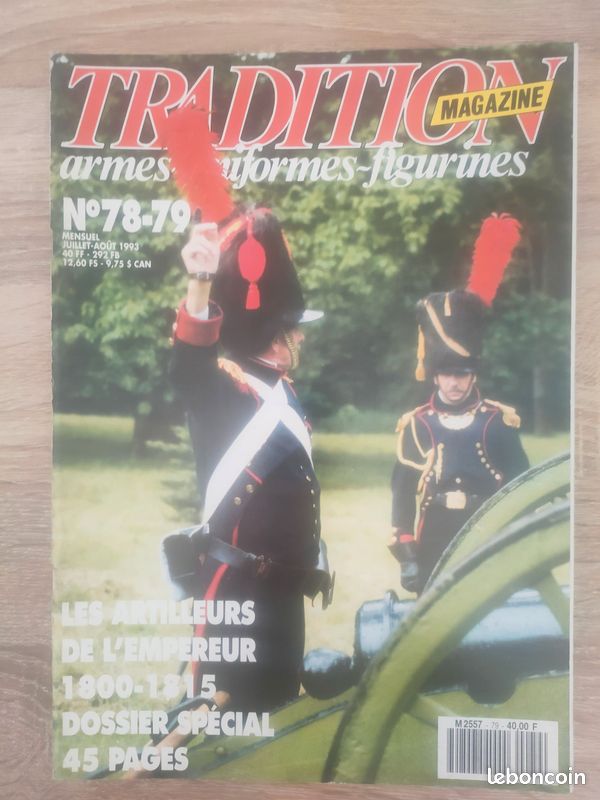 M2 - Revue / Magazine "Tradition Magazine" n°78-79 – Juillet-Août 1993 (image 1)
