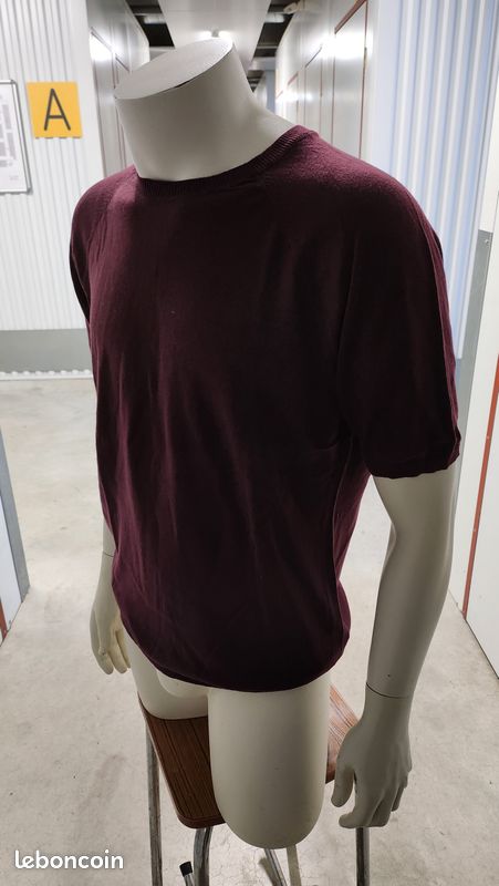 👕 Pull Bershka - Bordeaux, Manches Courtes, Taille XL (image 6)