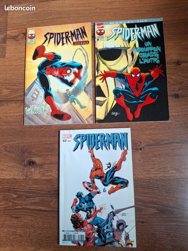 Marvel SPIDER-MAN 8 et 11 de 98 et 62 de 2005 (image 1)