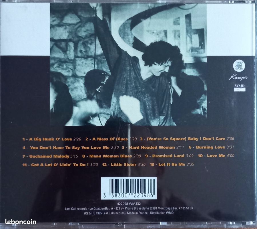 Bill hurley : Angel to Memphis (cd) (image 2)