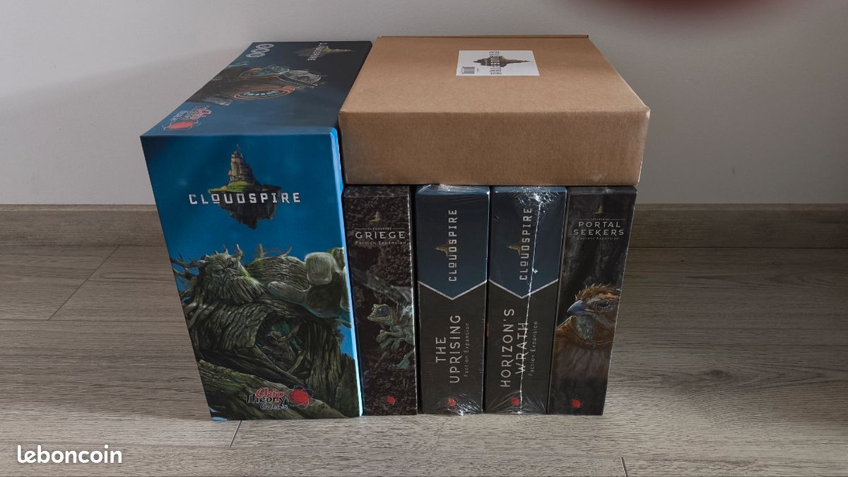 Cloudspire - édition Kickstarter + extension + update V2 - ANGLAIS (image 1)