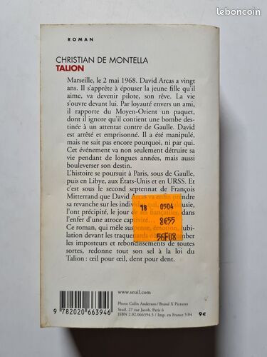 [Livre] Talion - Bon état (image 2)