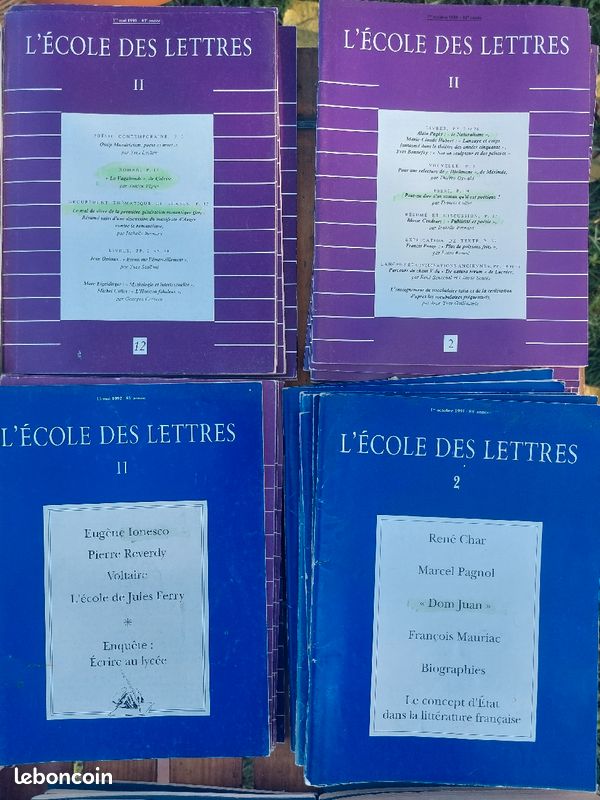 64 numéros L'école des lettres pour le second cycle (image 3)