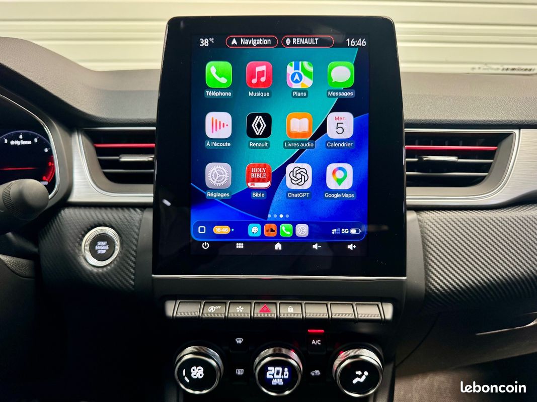 RENAULT CAPTUR 1.3 TCe mild hybrid 140ch RS Line / SON BOSE / SUIVI COMPLET RENAULT / CAMERA DE RECUL / GARANTIE 12 (image 19)