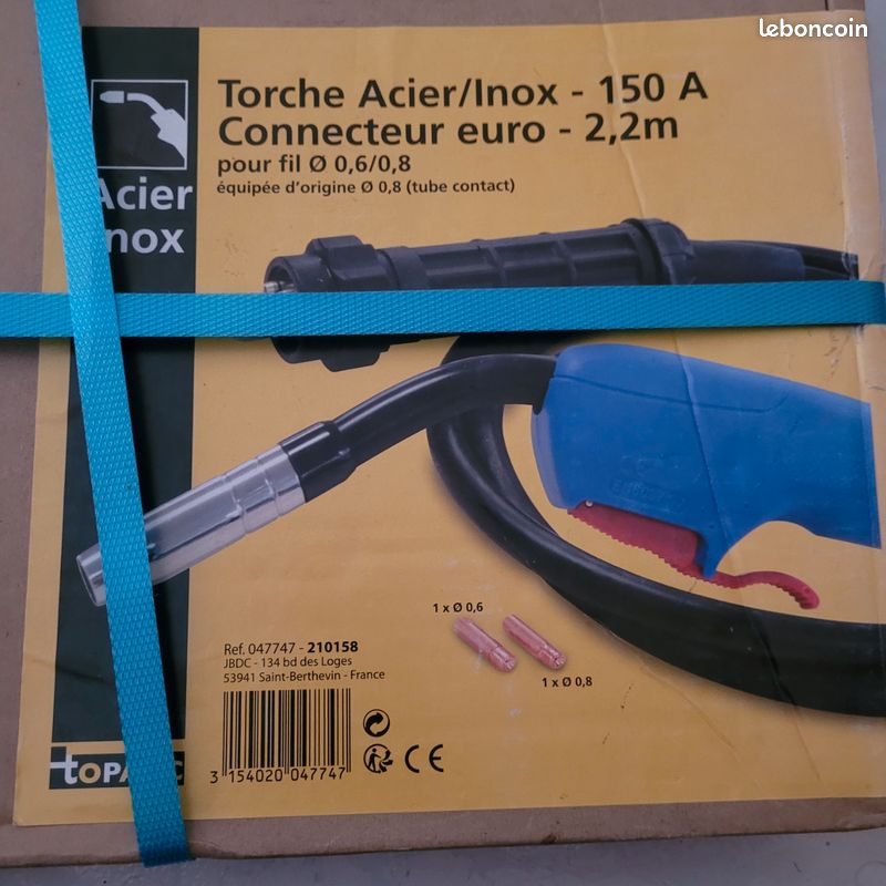 Destockage Torche MIG/MAG 150 A pour poste à souder neuf (image 2)
