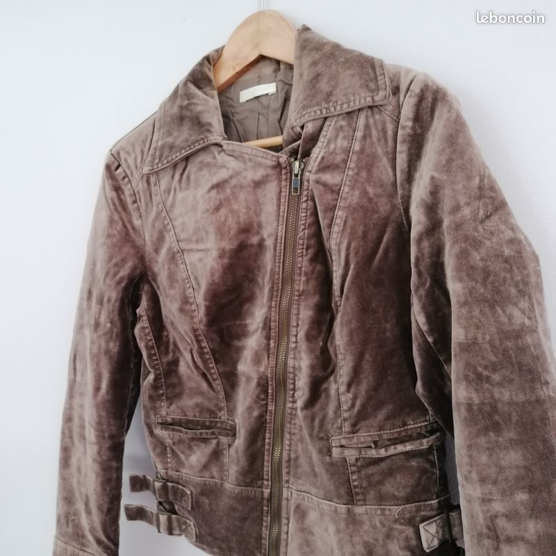 Veste velours marron femme 38 Promod Vêtements