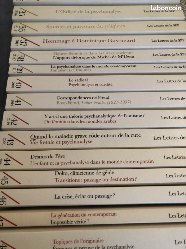 Lettres de la Société de Psychanalyse Freudienne, complet de 1 à 48 (image 5)