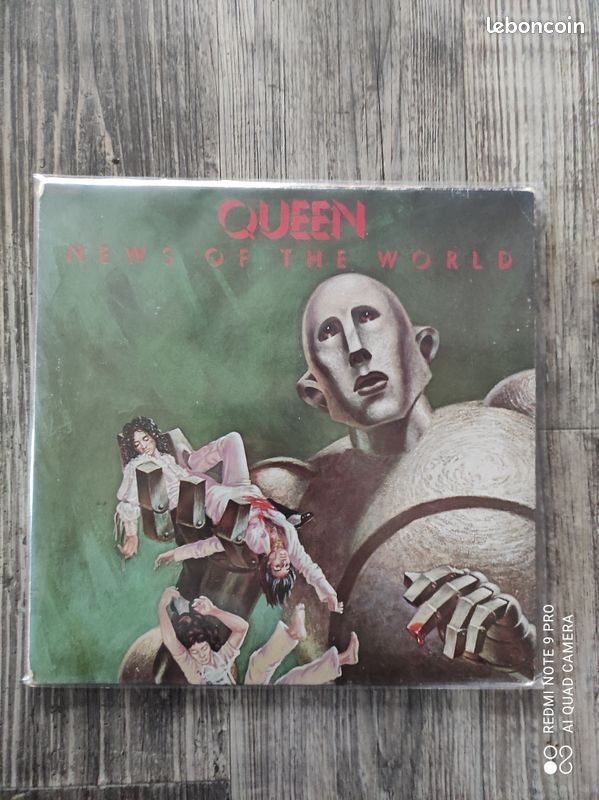 Vinyle lp 33 tours queen news of the world de 1977 (image 1)