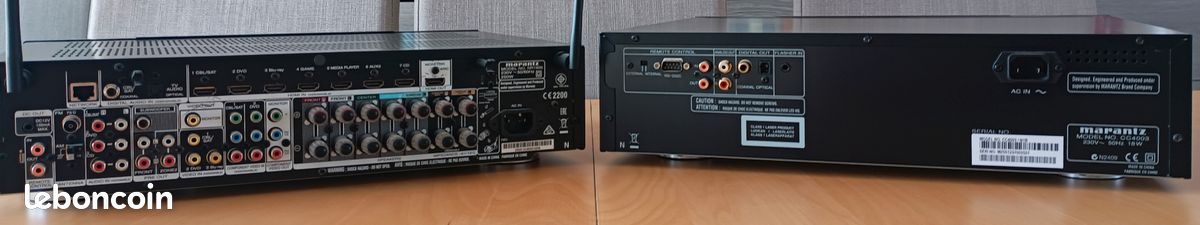 Ampli Audio/Vidéo Marantz nr 1605 & Platine cd CC 4003 (image 2)