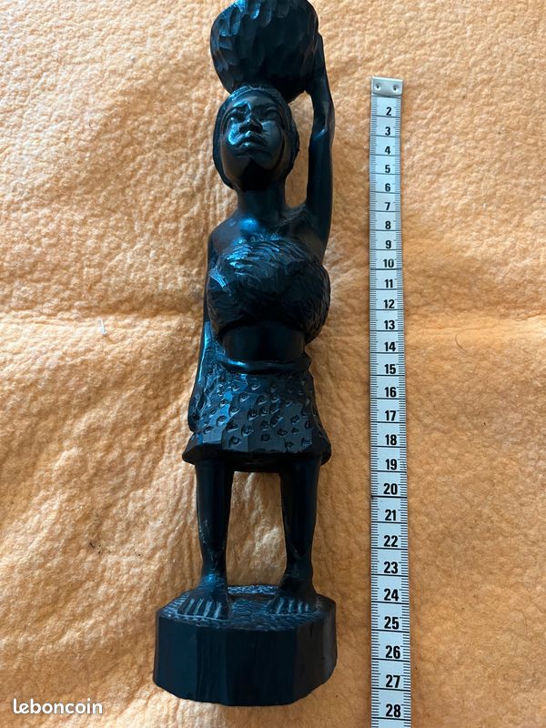 Statue africaine 28 cm (image 4)
