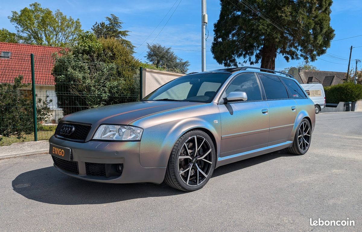 Audi rs6 avant 4.2 450 ch quattro bva pneu plaquettes et disques neufs distrib ok rien a prevoir garantie (image 1)