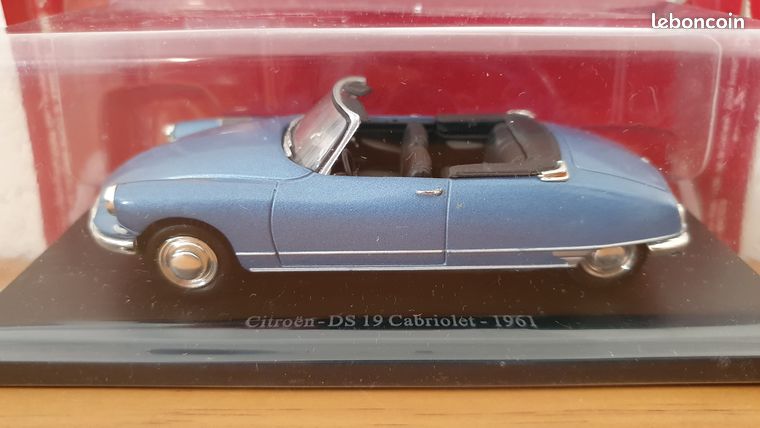 Rio 1/43 – Citroën DS 19 Cabriolet Noire 1961 – Très Bon état Avec Boîte
