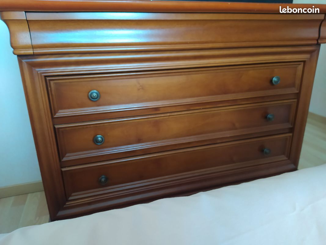 Lit - Sommier - Commode (image 3)