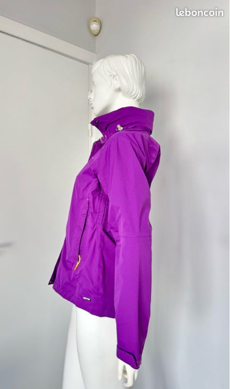 Veste imperméable de randonnée montagne - mh500 - femme - framboise QUECHUA