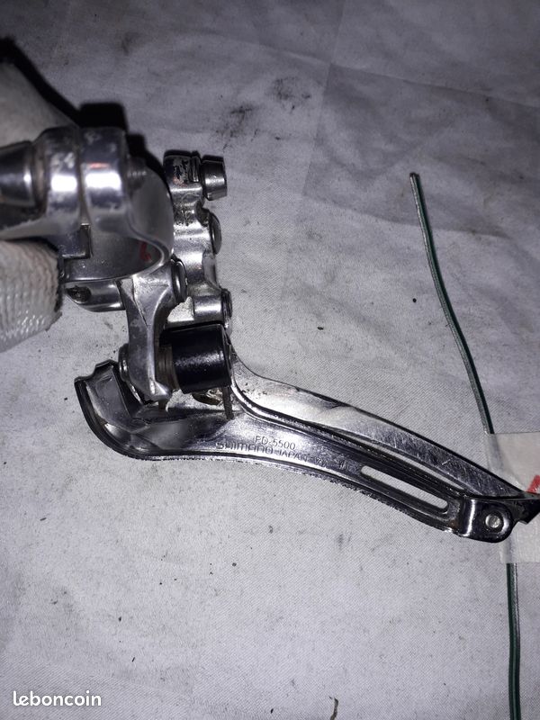Dérailleur Avant Shimano 105 FD5500 Pour Vélo De Course - Argenté, Occasion Fonctionnel