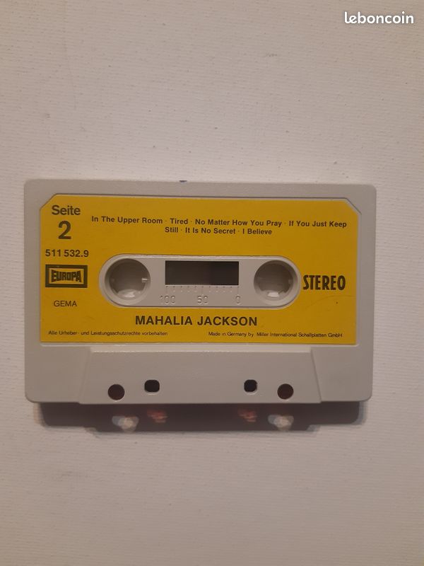 Cassette audio MAHALIA JACKSON (image 5)