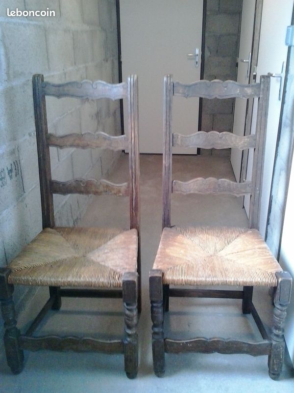 2 chaises anciennes à restaurer (image 1)