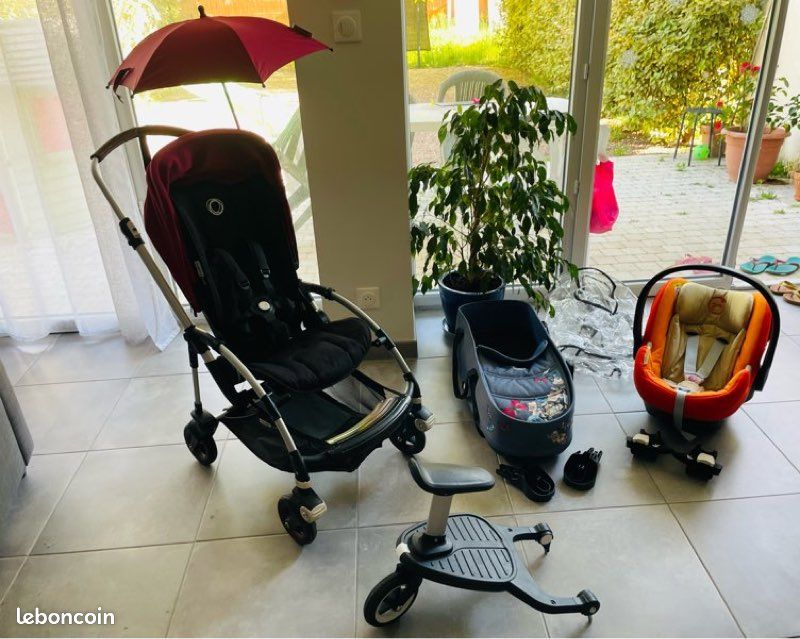 Kit complet Bugaboo Bee 5 et Cosy coque aton 5 (image 1)