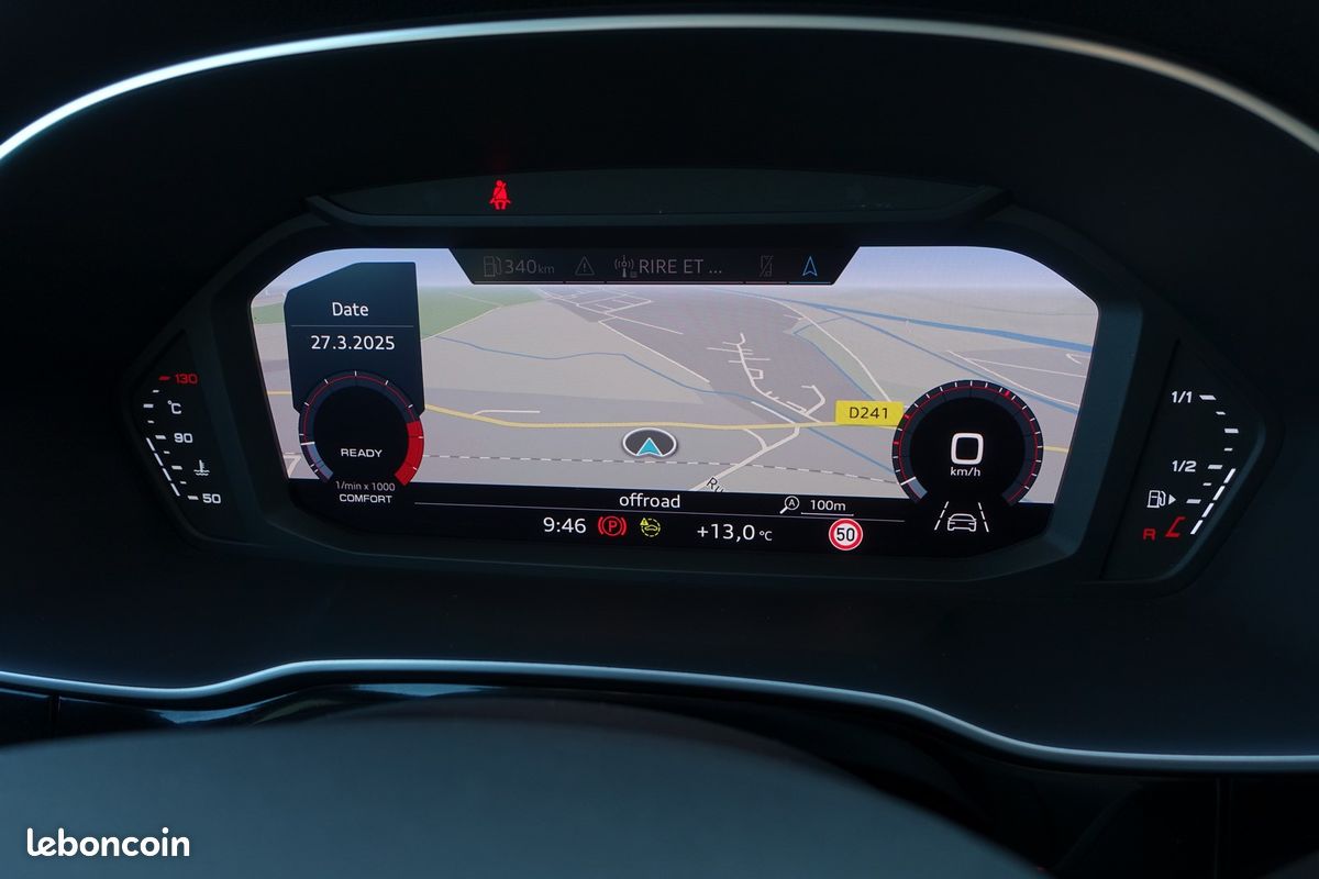 Q3 Sportback 35 Tfsi 150cv Virtual cockpit/Gps/Carplay/Hayon électrique/Régulateur/Bluetooth/Attelage/1°Main/Garantie 12 mois (image 11)